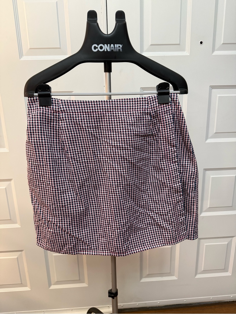 Russ Pink and Black Gingham Skort